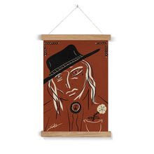 Load image into Gallery viewer, Portrait Of A Southwestern Vampire Fine Art Print with Hanger
